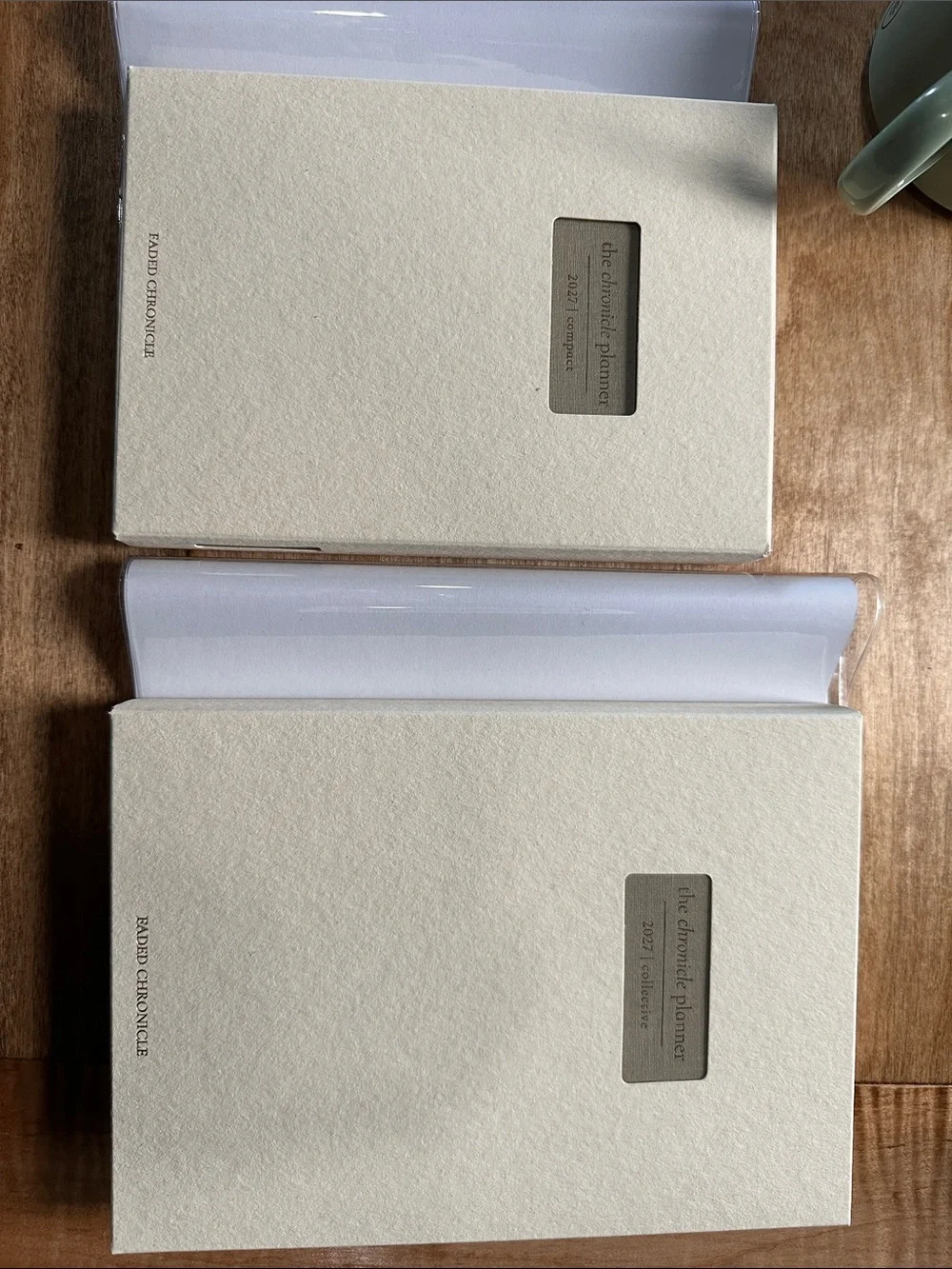 2027 Faded Chronicle A5 Collective and B6 Compact with covers (stone dust covers